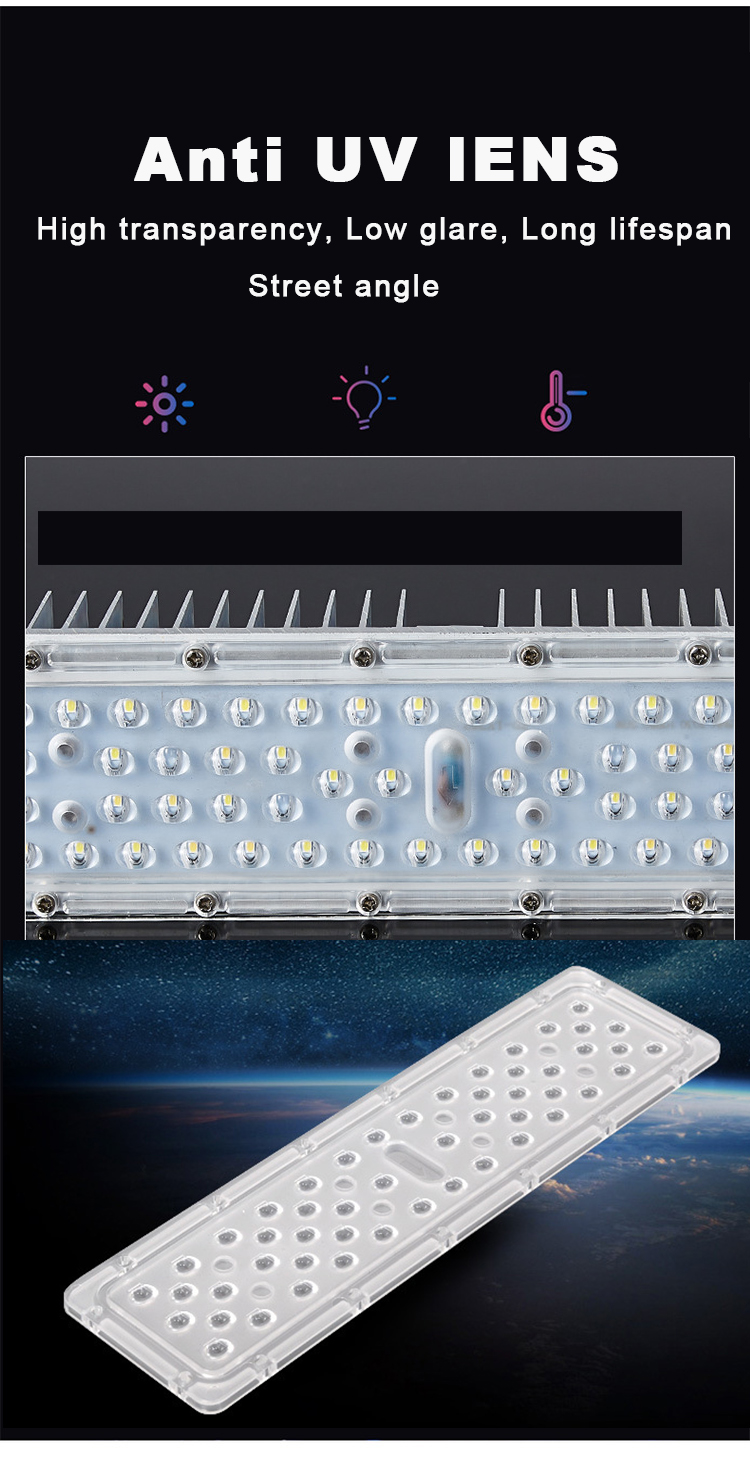 Led Street Light Modules Outdoor Waterproof 50w 100w Retrofit SKD Road Lights Garden Lighting Led Post Top Lantern Module