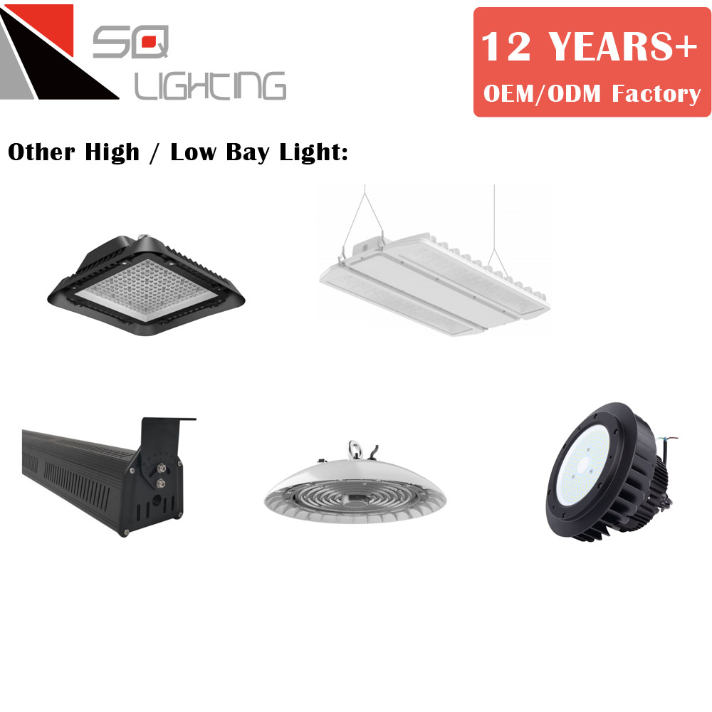 100w 150w 200w UFO LED High Bay Light IP69K Waterproof NSF Food Industrial Light IP69K