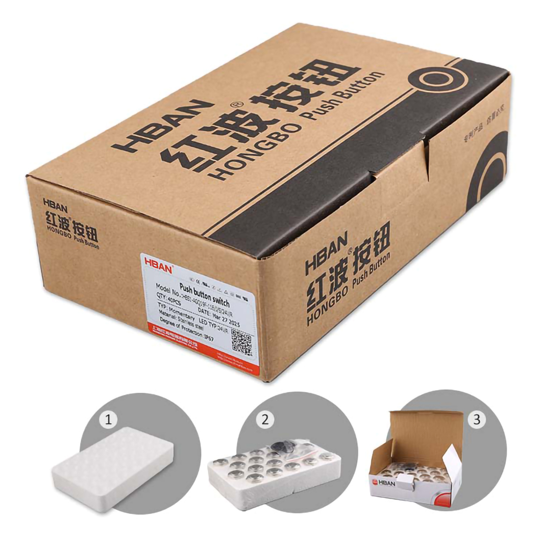 Product packaging steps