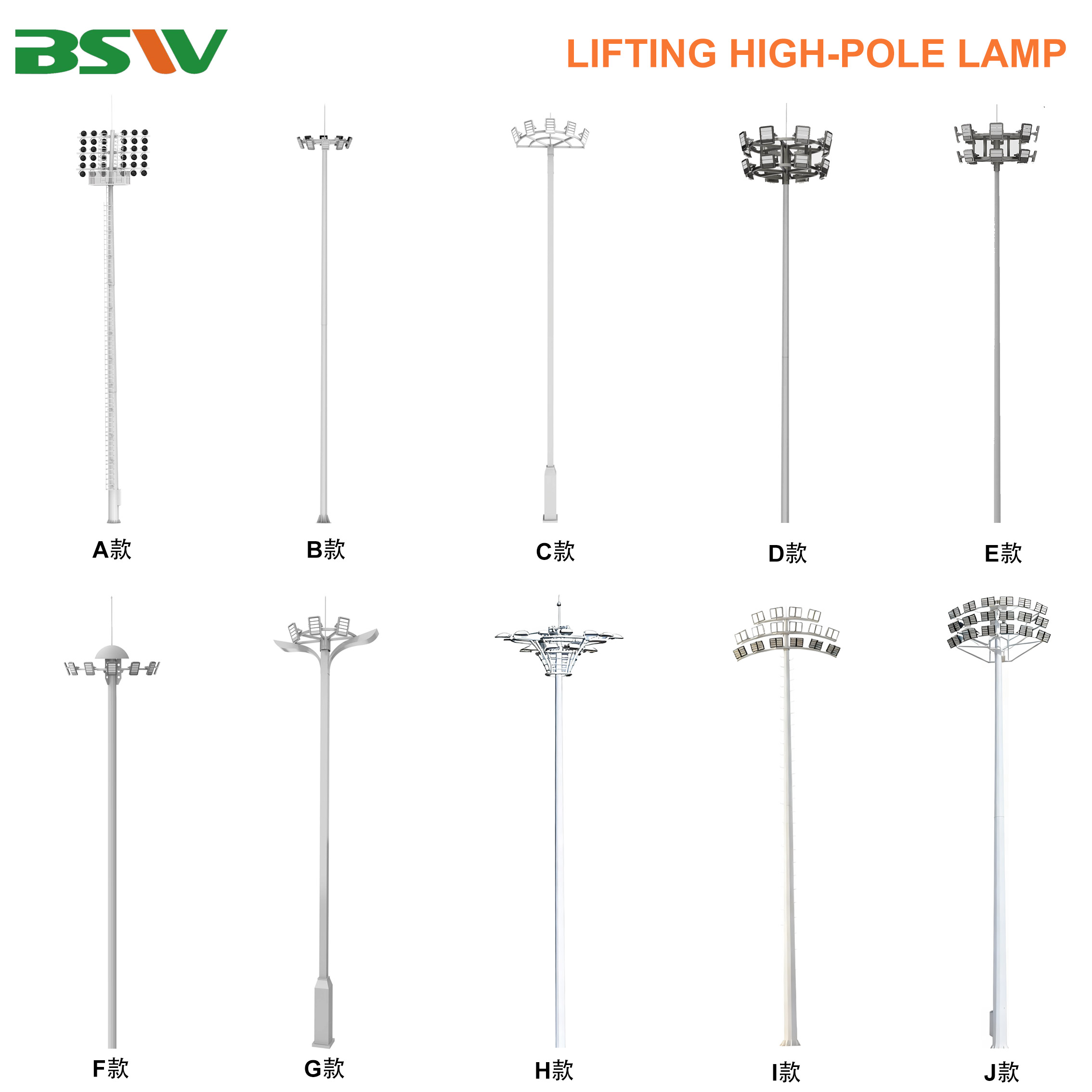 Warranty Stadium High Mast 500W 600W 800W LED Squares Docks LED Large Space Light