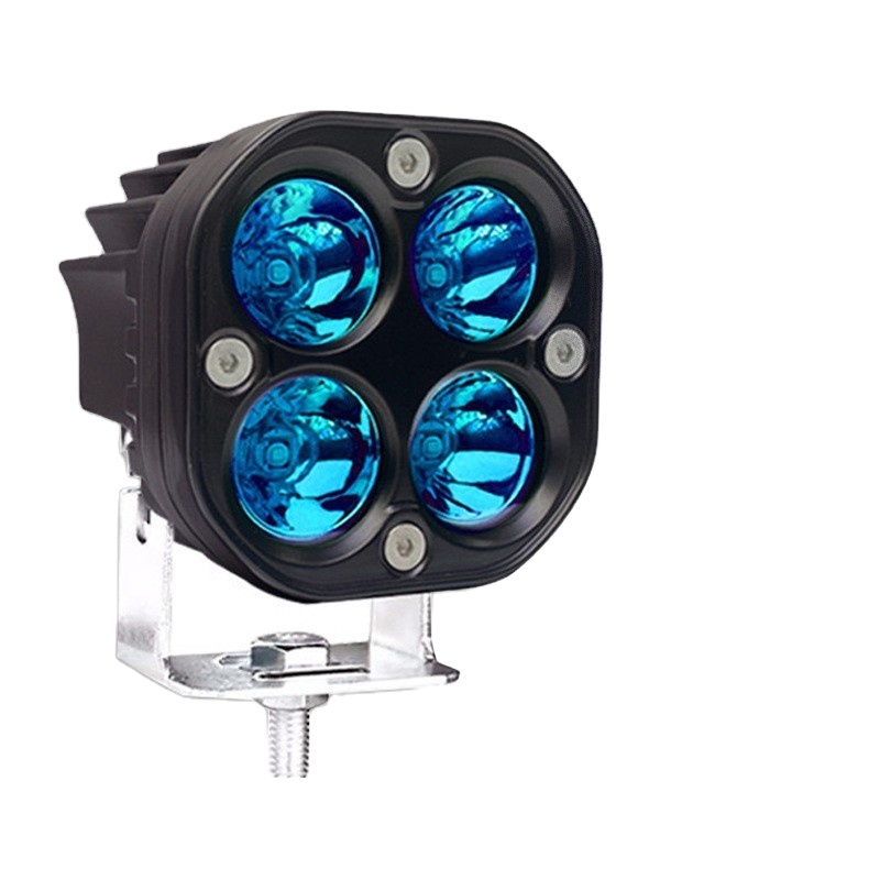 40W Super Bright 3-Inch LED Work Light Spotlight for Trucks Off-Road Motorcycles Roof Front Bumper in Red Green Blue