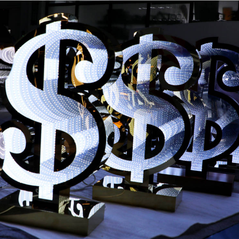 Led Infinity Tunnel Sign Led Mirror Tunnel Light Led Home Decoration Tunnel Mirror Light for Retail