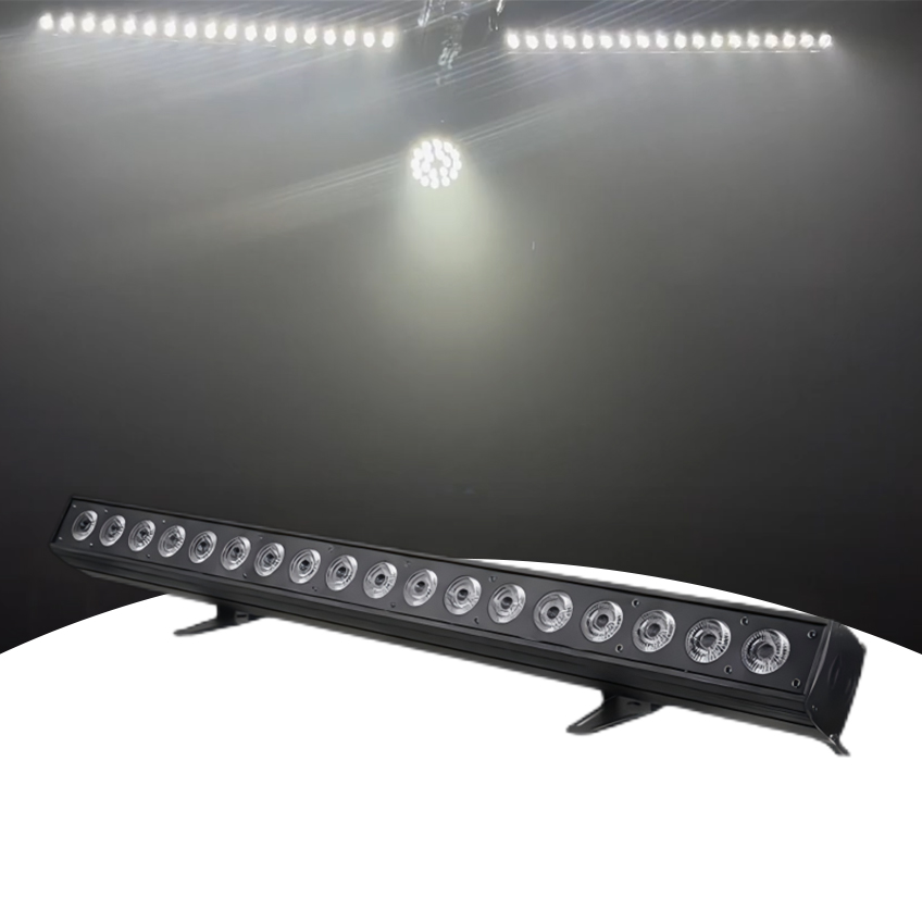 Very Lite18X18W LED Aluminum Washer Light High CRI90 IP65 Waterproof RGBW 4in1DMX 512 Control Strobe Effect Wall Washers