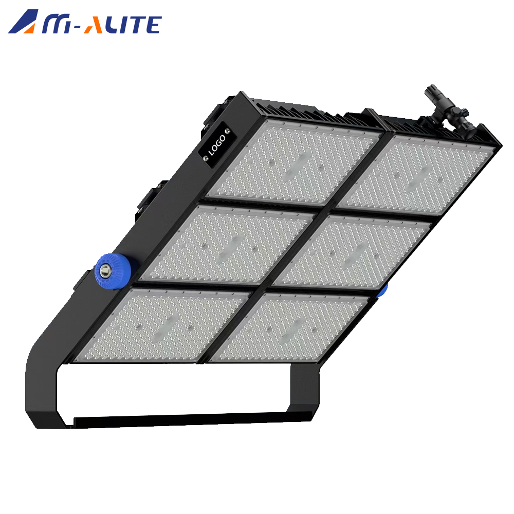 LED Stadium Light Outdoor IP66 High Bright 130000 Lumens Flood Light 500W Sport Court Gym Stadium Lamp