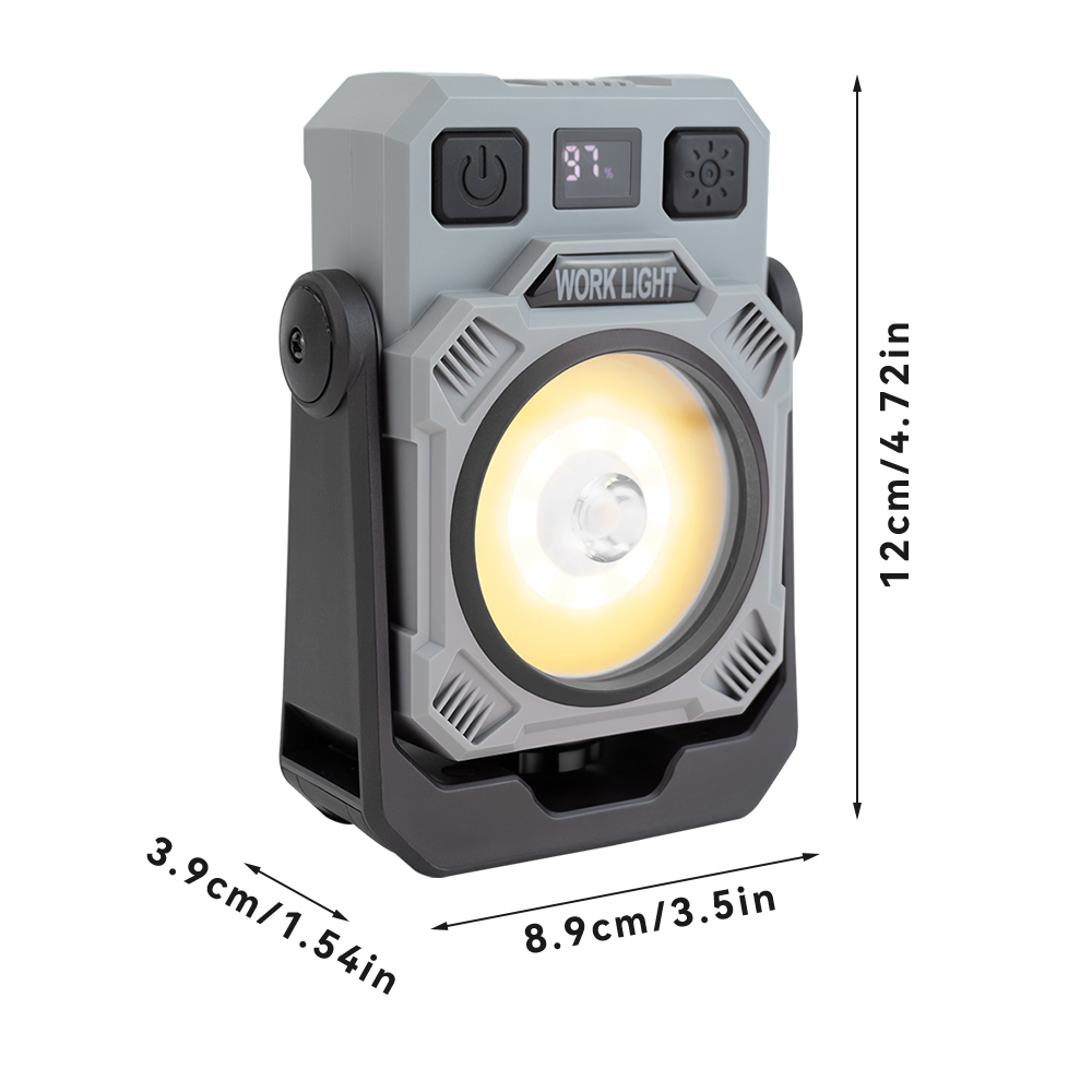 Multi Functional Rechargeable Waterproof Folding LED Work Light with Magnetic Base,180&deg; Rotate Mechanic Light for Car Repair