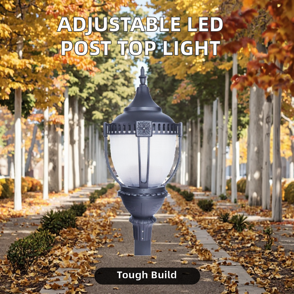 Acorn LED Post Top Light Specification Banner
