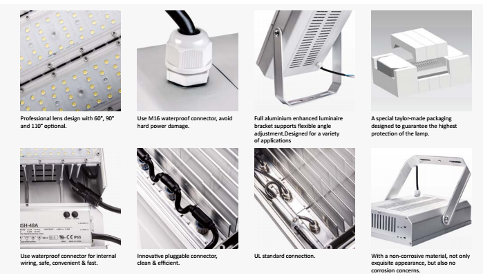 IP66 150W Tunnel Light Outdoor LED Floodlight