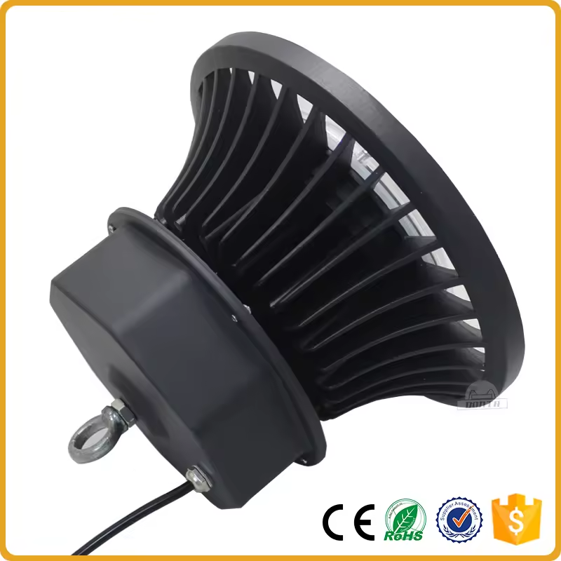 100W 150W 200W 240W 300W IP65 Industrial Lighting Highbay Round Pendant Fixture Warehouse Shop Light UFO Led High Bay Light