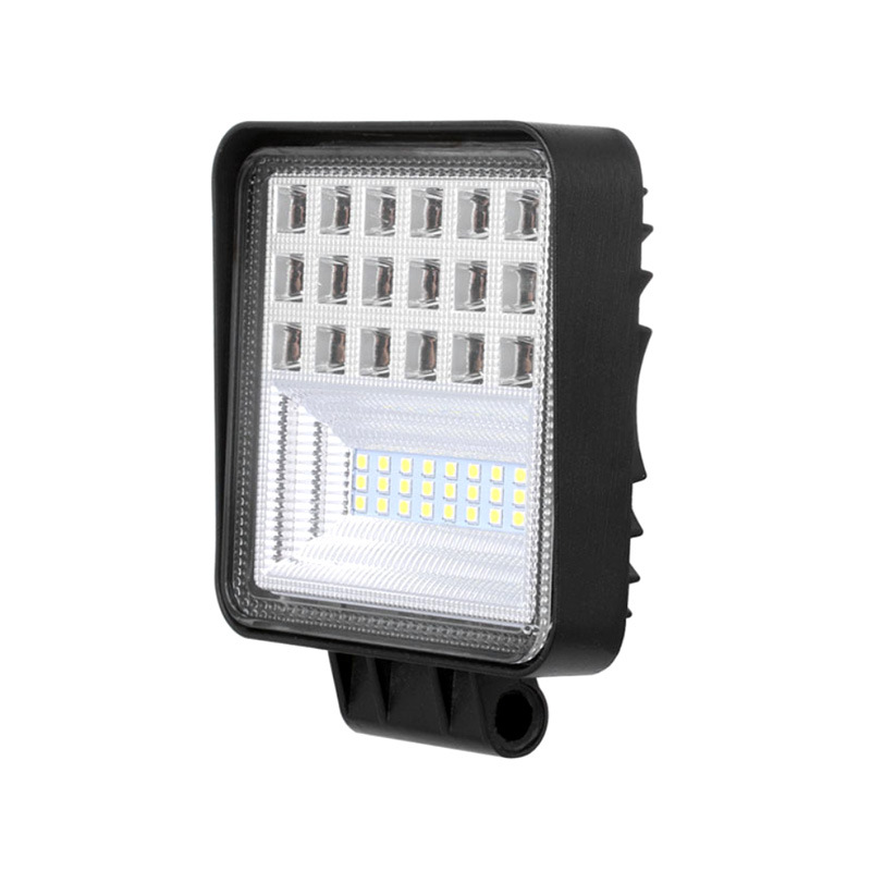 Wholesale 4 Inch 126W LED Work Light Square Off-Road Vehicle Roof Fill Light Auxiliary Truck Headlight Fog Spot New Condition