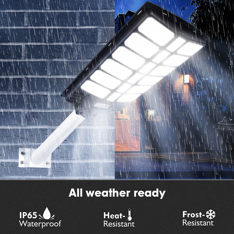 GISUN 500w 800w 1000w Motion Sensor And Working Time More Than 12hours Ip65 Outdoor All In One Solar Street Light