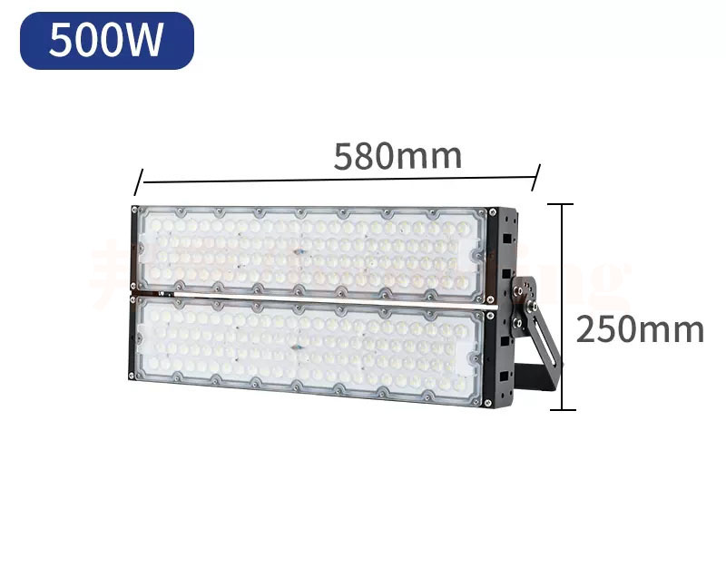 High Brightness 100W LED Tunnel Light Simple Module Installation Outdoor Waterproof IP65 LED Floodlight Stadium Tunnel Lighting