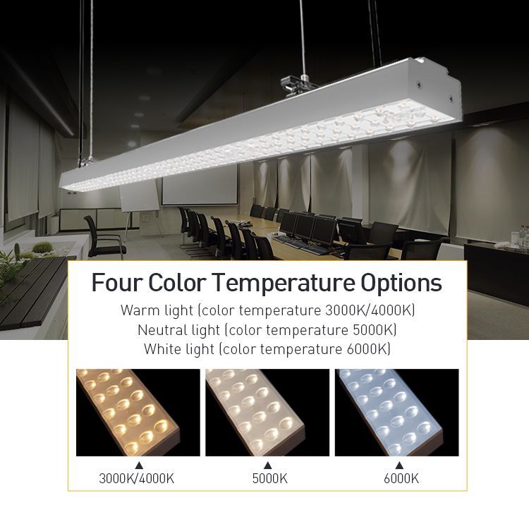 ShineLong Industrial Linkable Aluminum 4Ft 3000-6500K Led Linear High Efficiency Dimmable Modern Office Use Shop Lighting Pedant