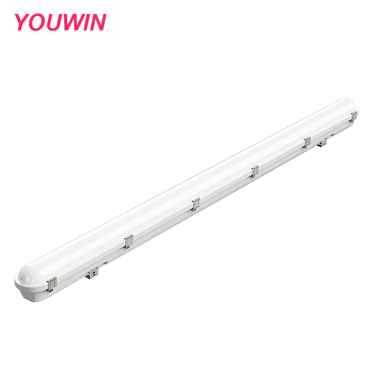 YOUWIN High Quality 1200mm 40W Waterproof Vapor Tight LED Tri-Proof Lights 40w Industrial Workshop Linear DALI Dim for Garages
