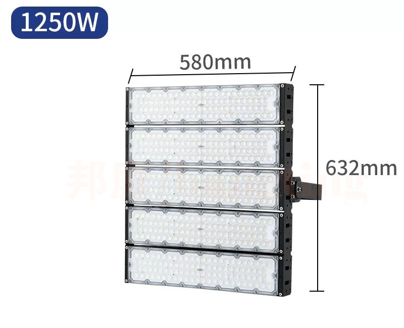 High Brightness 100W LED Tunnel Light Simple Module Installation Outdoor Waterproof IP65 LED Floodlight Stadium Tunnel Lighting