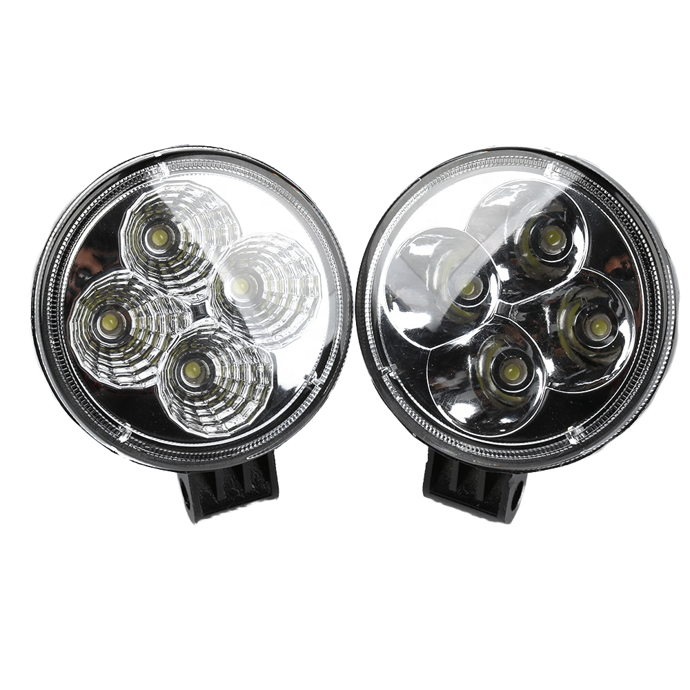 Super Bright 2-Inch 24V 12V LED Work Light for Trucks 4WD Offroad High Power Driving Spotlight for Cars Auto Exterior Lighting