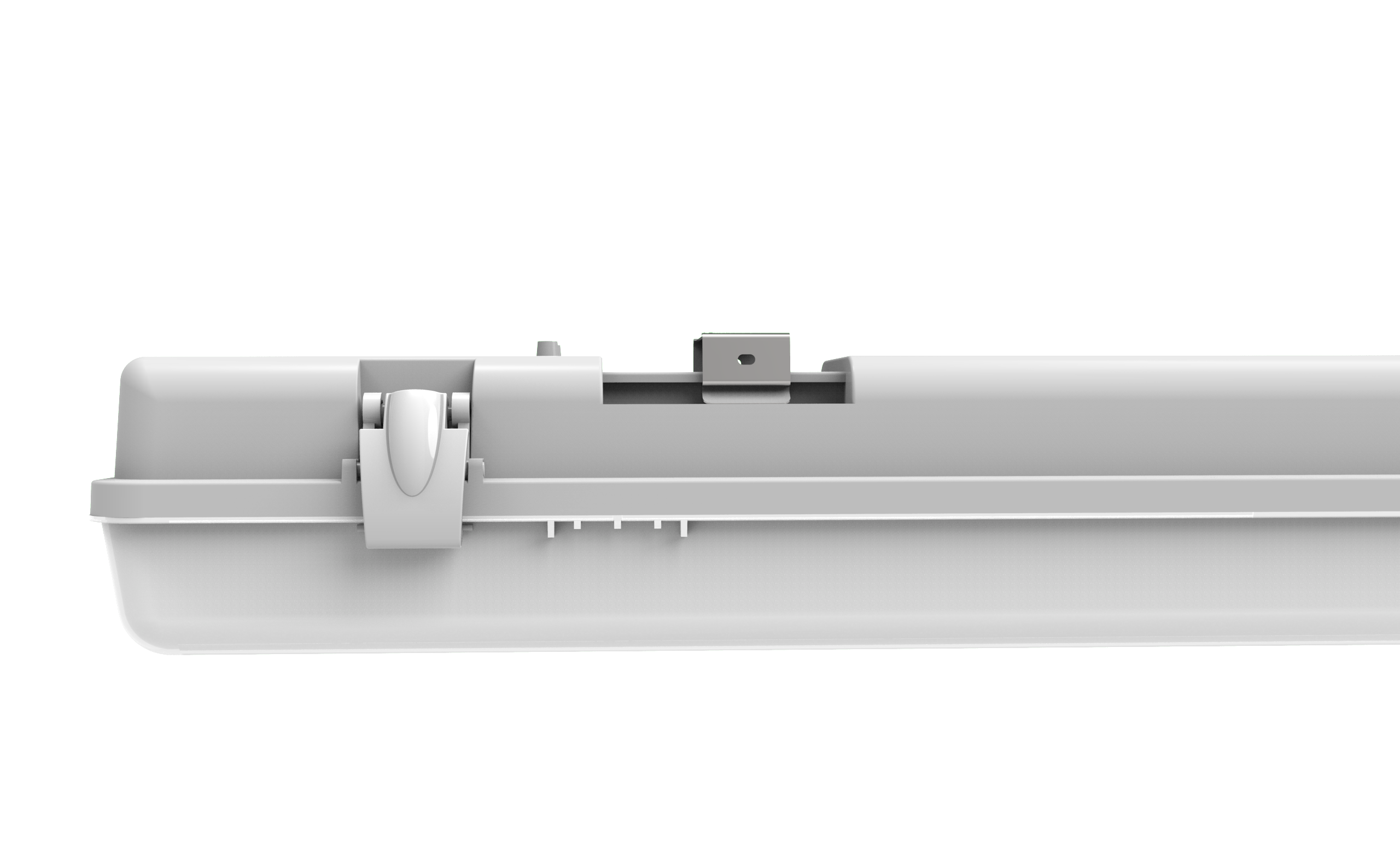 Led Shop Lights Motion Sensor Triproof Fitting Weatherproof Batten Fixture 600mm vapor Tight Linear With Emergency Function