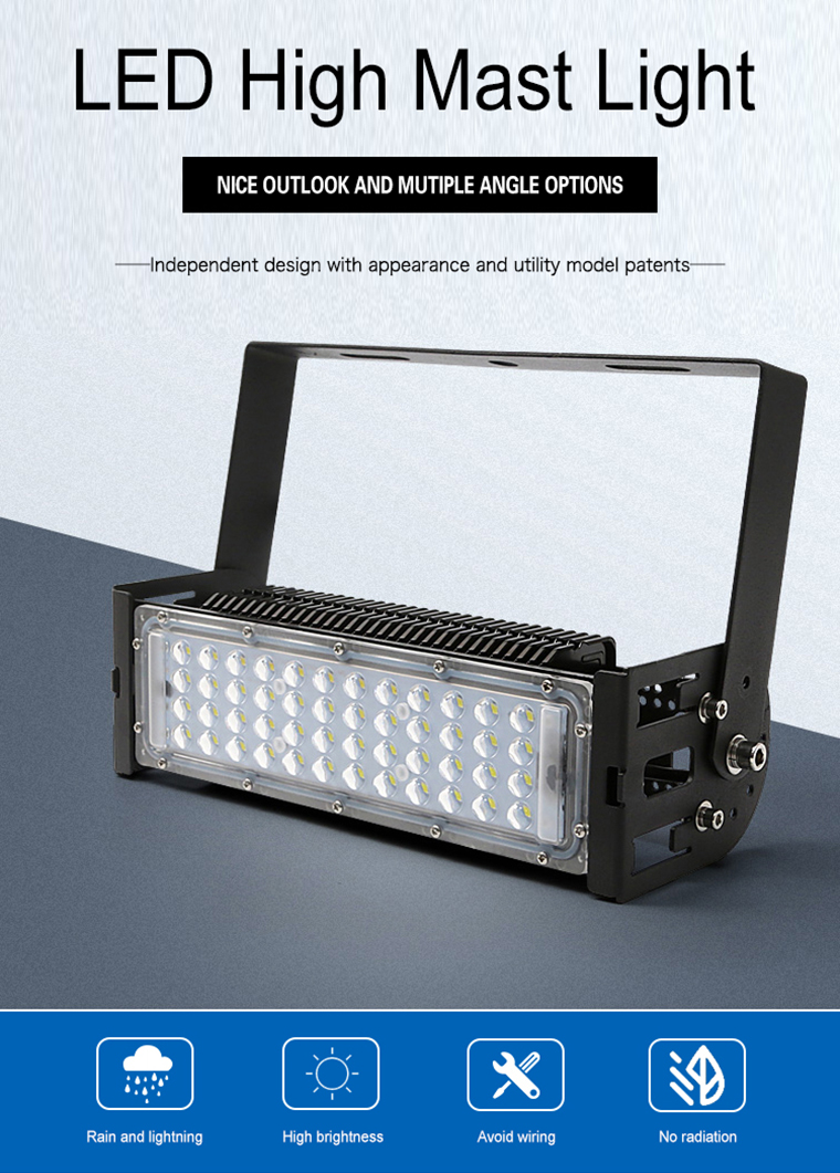 Customizable 50W Outdoor LED Tunnel Lamp