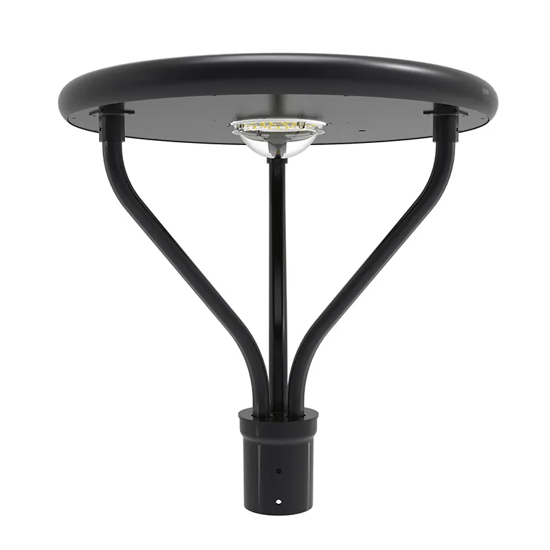Factory Wholesale 40W Garden Lights Outdoor Solar System Powered Available Custom Garden LED Post Top Lights