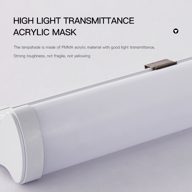 IP66 Tri-proof Led Light 130Lm/w 40W 4Ft 120cm 60W Garage Parking Lot LED vapor Tight Fixture Waterproof Tri-proof Led Light