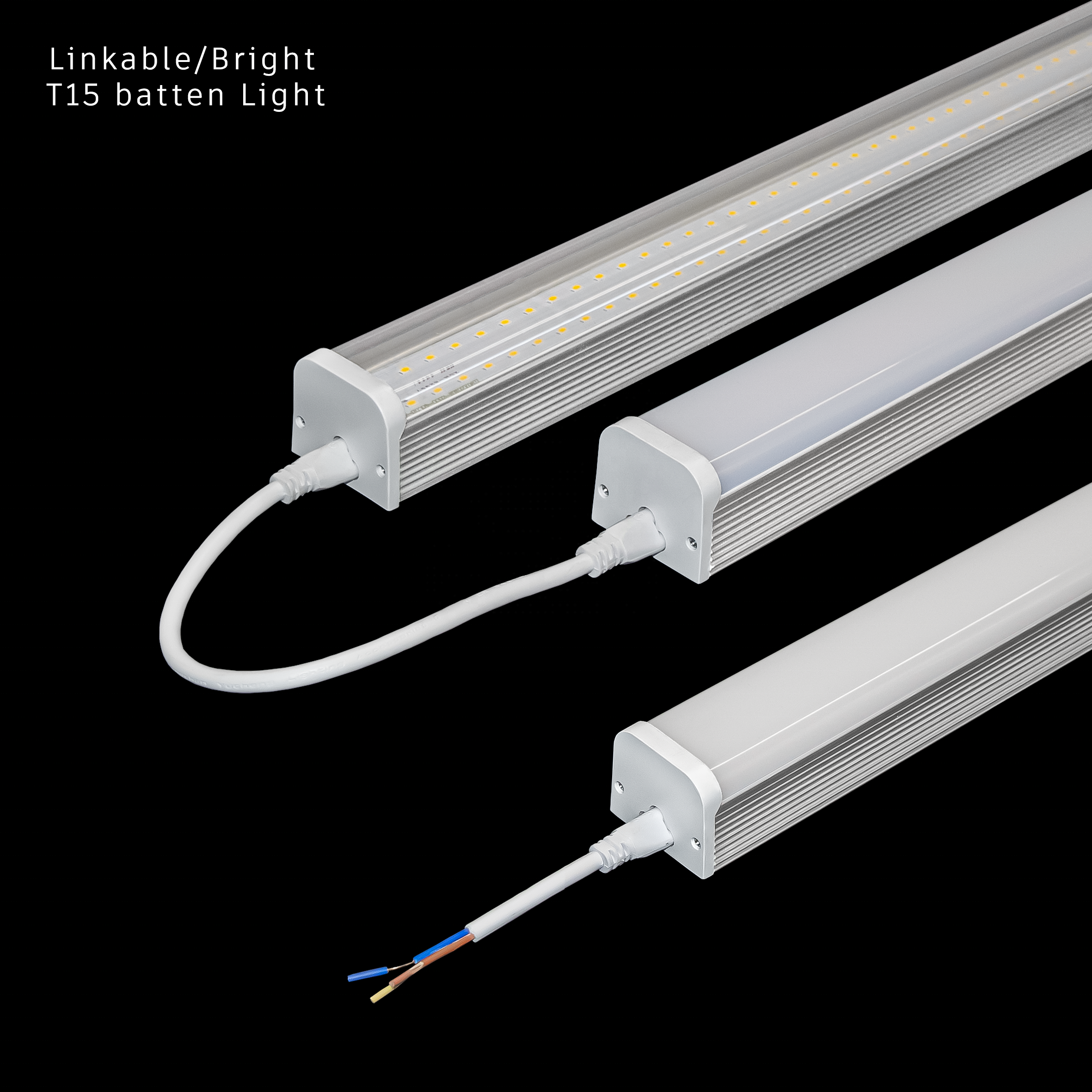 Hot Sale Commercial Led Linear Light Fixture 1200Mm 4Ft Suspended Linkable Led Lighting Tube Light Fixture
