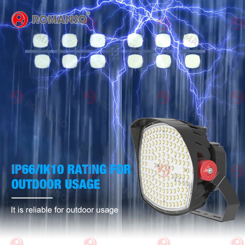 600W 800W 1000W High Mast LED Flood Lights for Outdoor Stadiums COB Chip with IP66 Rating