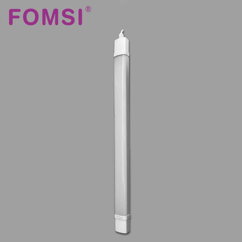 FOMSI 18W 36W Led Ip65 Tri-proof Light Waterproof Batten Lamp for Warehouse or Garage LED Vapor-Tight Light