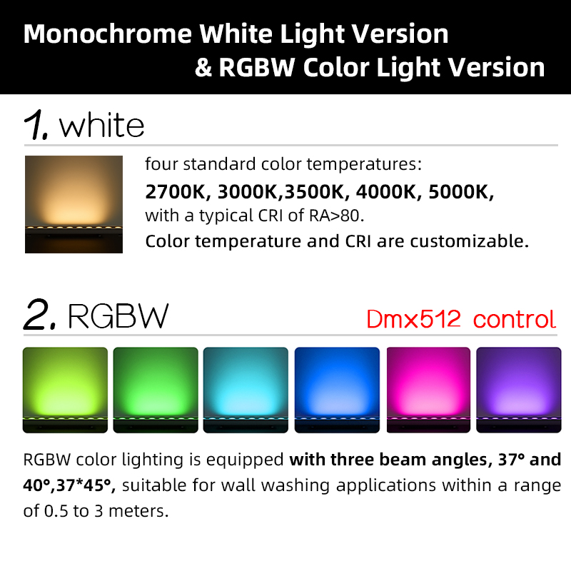 Cwl2328 Custom Ip66 Waterproof Rgbw Dmx Led Linear Light Outdoor Facade Architectural Wall Washer Lights for Building