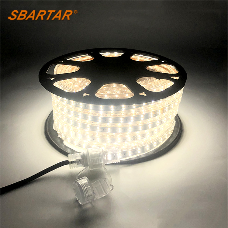 25m 6000K 8.5W/m 1000lm/m IP65 230V LED Flexible Work Light for Instruction Site,Tunnel, Elevator Shaft