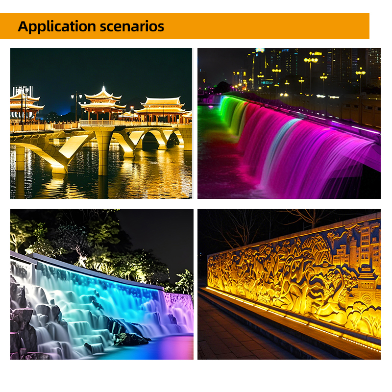 Cwl2328 Custom Ip66 Waterproof Rgbw Dmx Led Linear Light Outdoor Facade Architectural Wall Washer Lights for Building