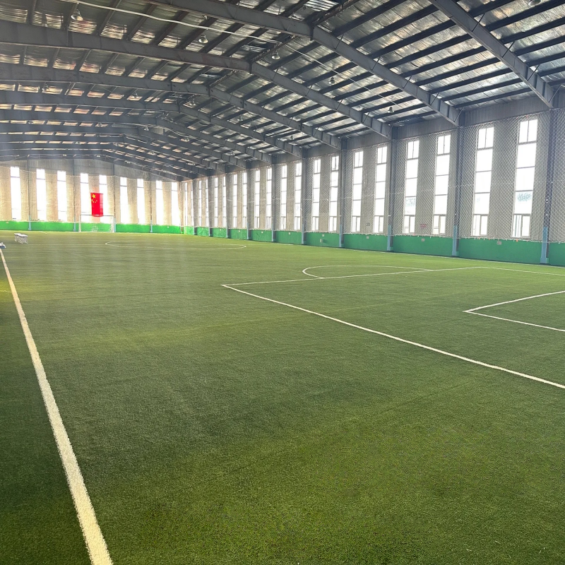 Indoor Football Pitch Steel Structure Building Prefabricated Soccer Arena Large Space Sports Center Solution Modern Design