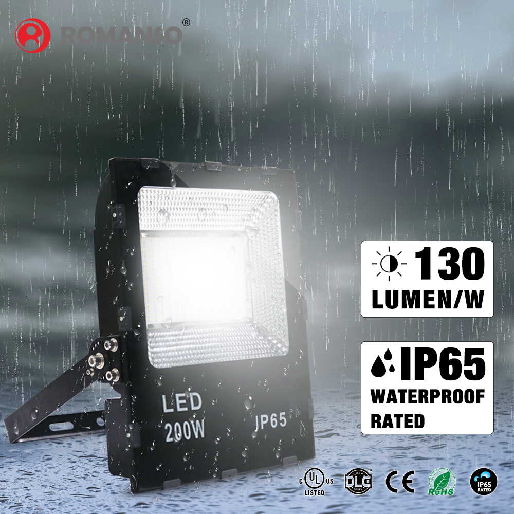 UL ROHS Certification 5 Years Warranty IP65 50W 100W 200W Outdoor Flood LED Light
