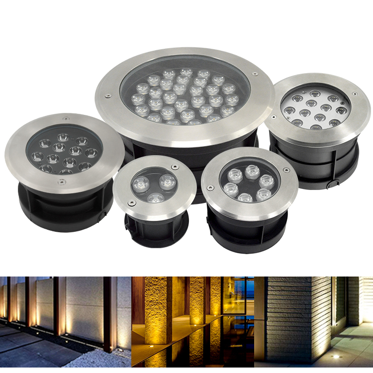 Inground Lights Waterproof Led Underground Light for Park Hotel Outdoor Ground Spot Landscape Garden LED Underground Lamp