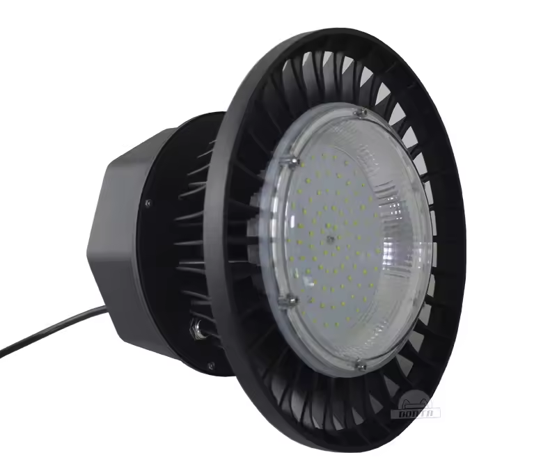 100W 150W 200W 240W 300W IP65 Industrial Lighting Highbay Round Pendant Fixture Warehouse Shop Light UFO Led High Bay Light