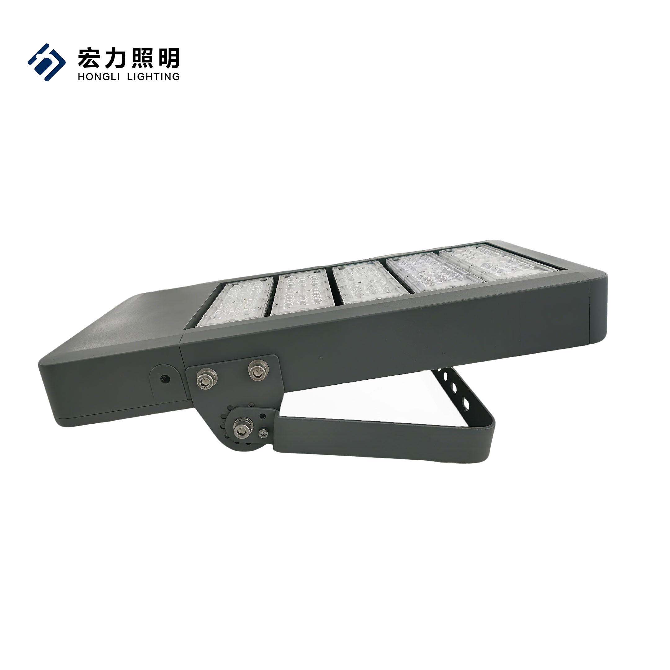 HongLi High Brightness 150lm/W 200W IP66 Outdoor Tunnel Lighting AC220V LED Stadium Light Aluminum Body 3000K CRI>70