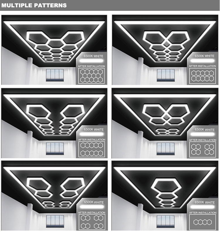 Hexagonal Led Light Application