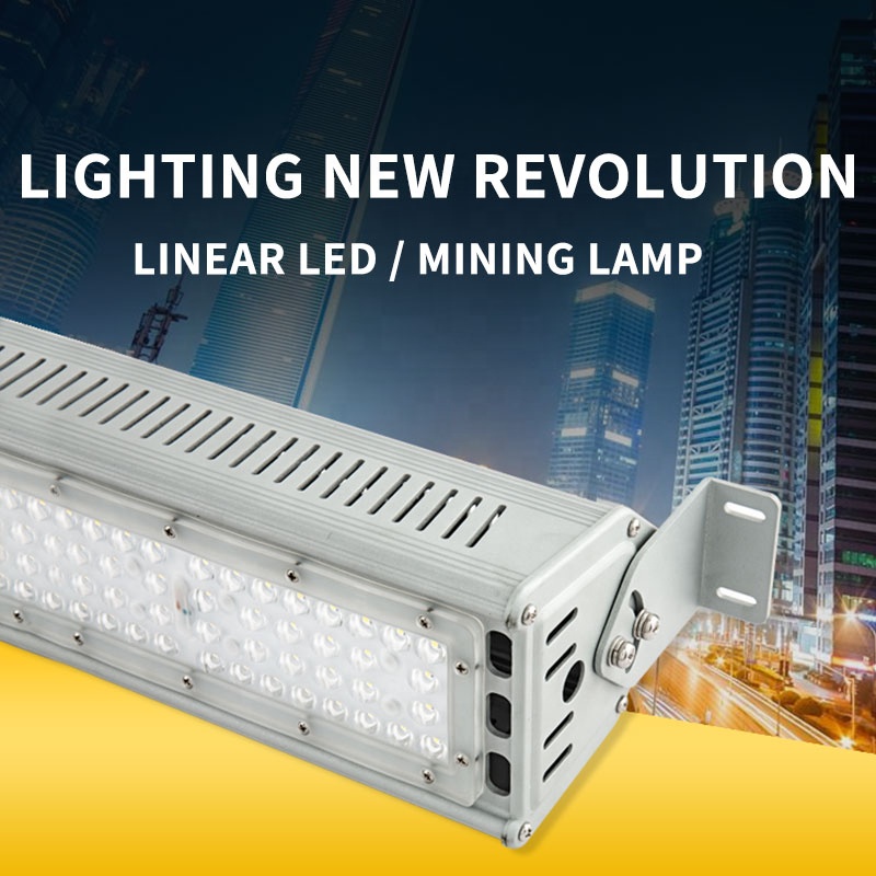High quality aluminum waterproof Tunnel Lighting outdoor linear high bay light