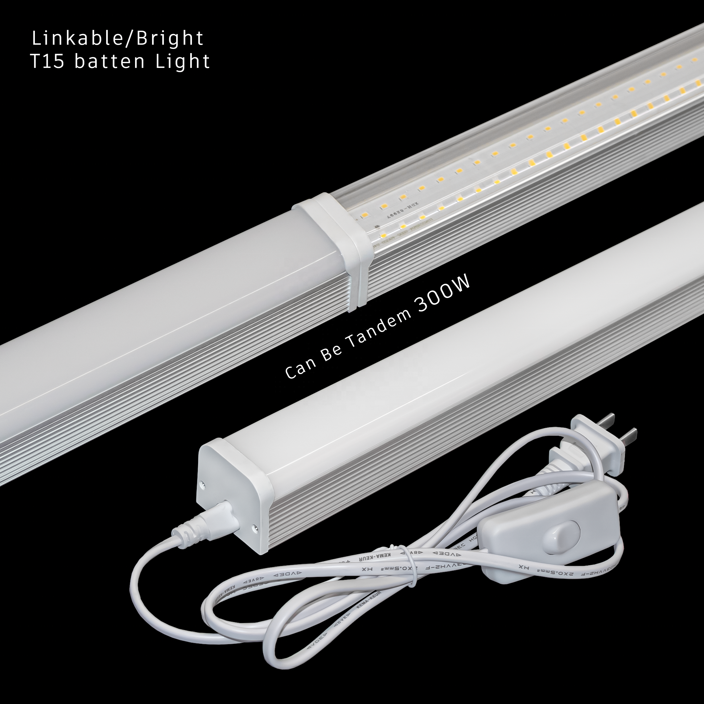 Hot Sale Commercial Led Linear Light Fixture 1200Mm 4Ft Suspended Linkable Led Lighting Tube Light Fixture