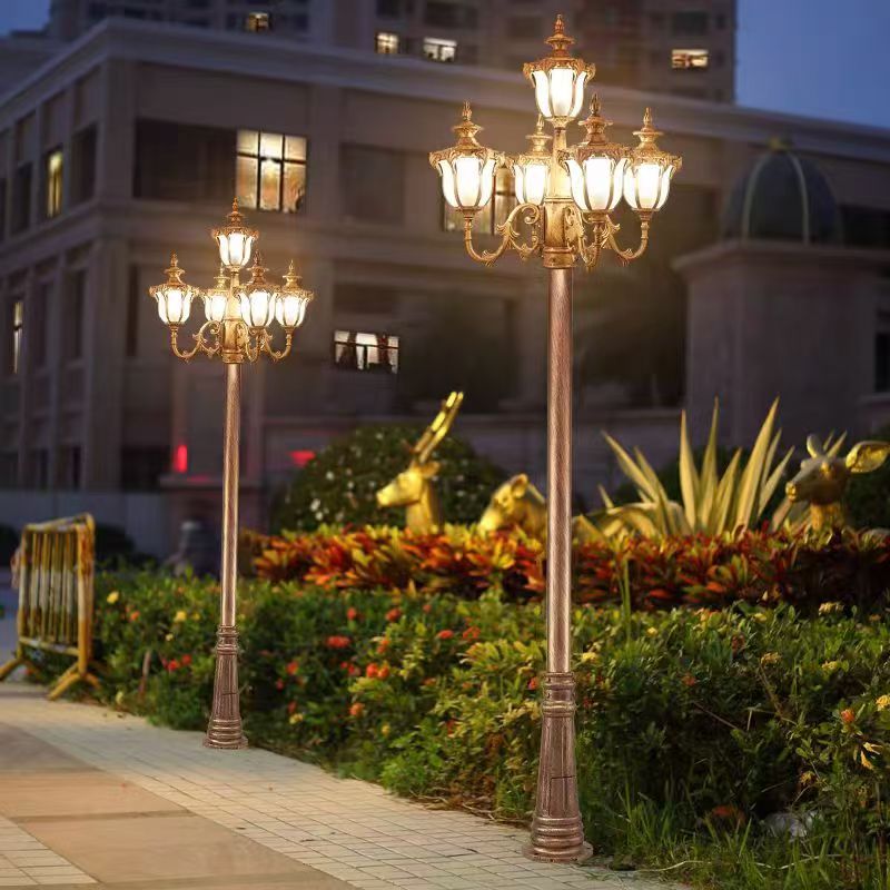 Acorn LED Post Top Light Aluminum Body IP65 CCT Changeable Garden Application
