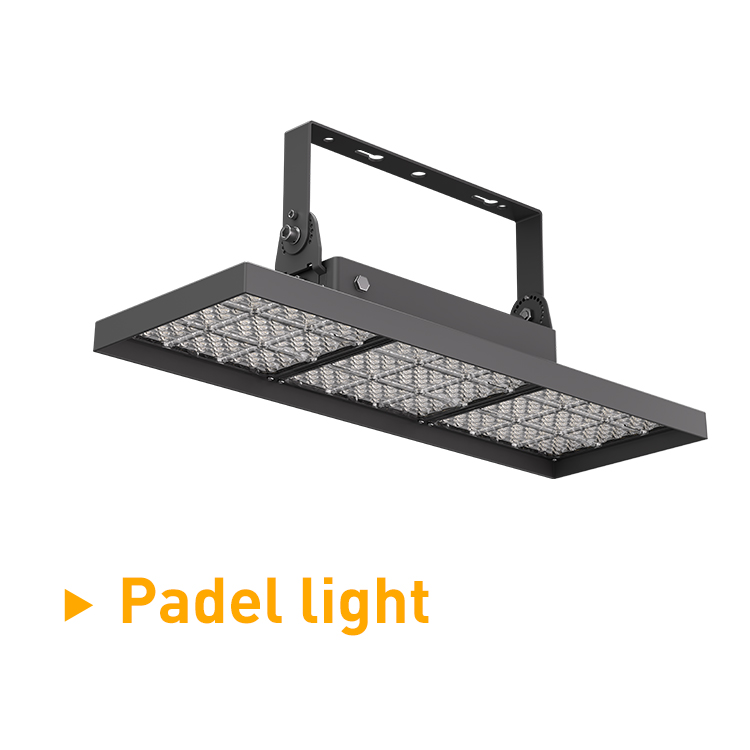 Outdoor Led High Bay Lights Tunnel Stadium Pdel Light 6m Pole Led Highbylight With Projector Ip66 150w