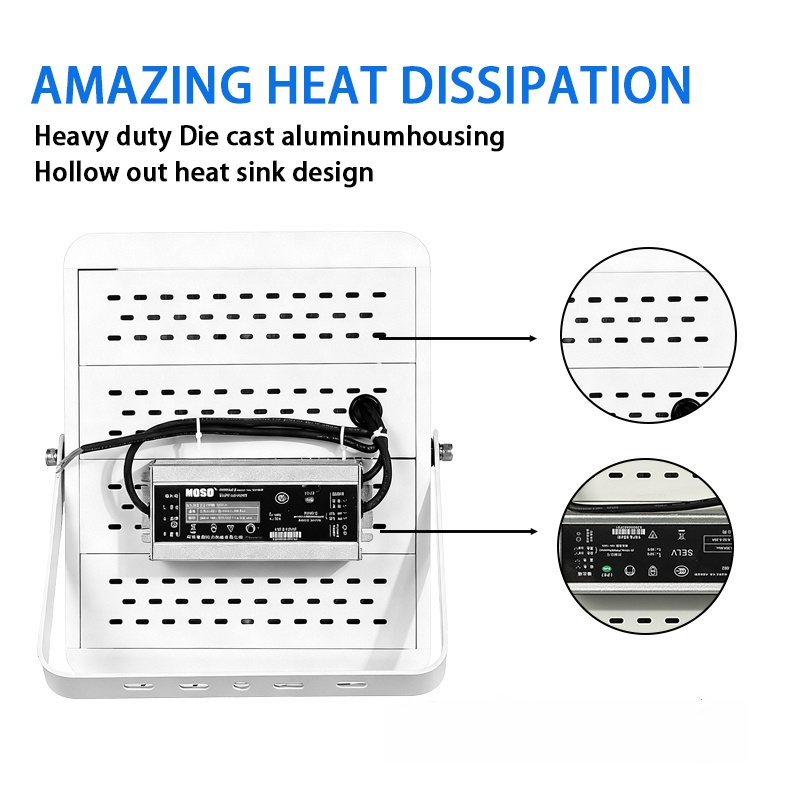 Xindeco FLA IP67 120W 12000lm 2700K-6000K Aluminum Alloy LED Flood Light 10 Year Warranty for Outdoor Parking Lot Sports