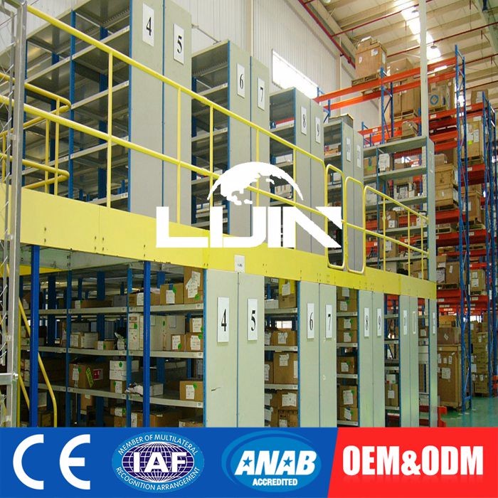 Reliable Mezzanine Floor System Heavy Duty Steel Structure Platform for Warehouse