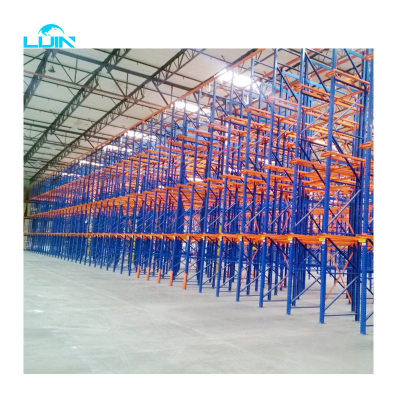 Factory Solutions Adjustable Longspan Drive in Steel Shelving Storage System Warehouse Racking
