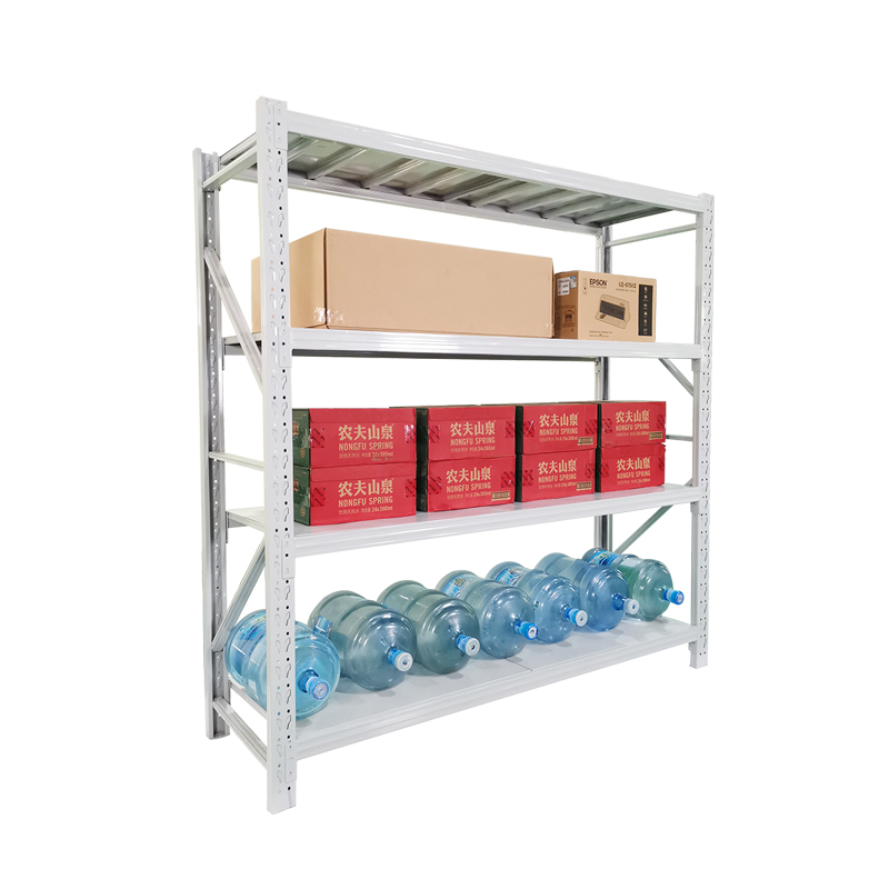 4 Layers Adjustable Light Duty Warehouse Storage Rack with Metal Deck