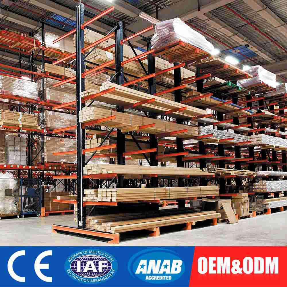 Shelf Cantilever Arm Rack Storage Use Steel Warehouse Rack Ce Corrosion Protection