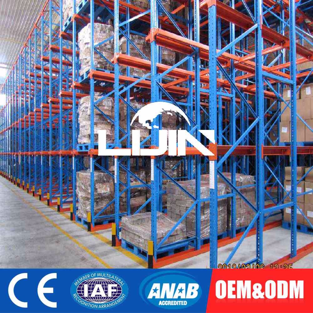Industry Warehouse Stackable Heavy Duty Steel Manufacturer Drive in Pallet Racking System