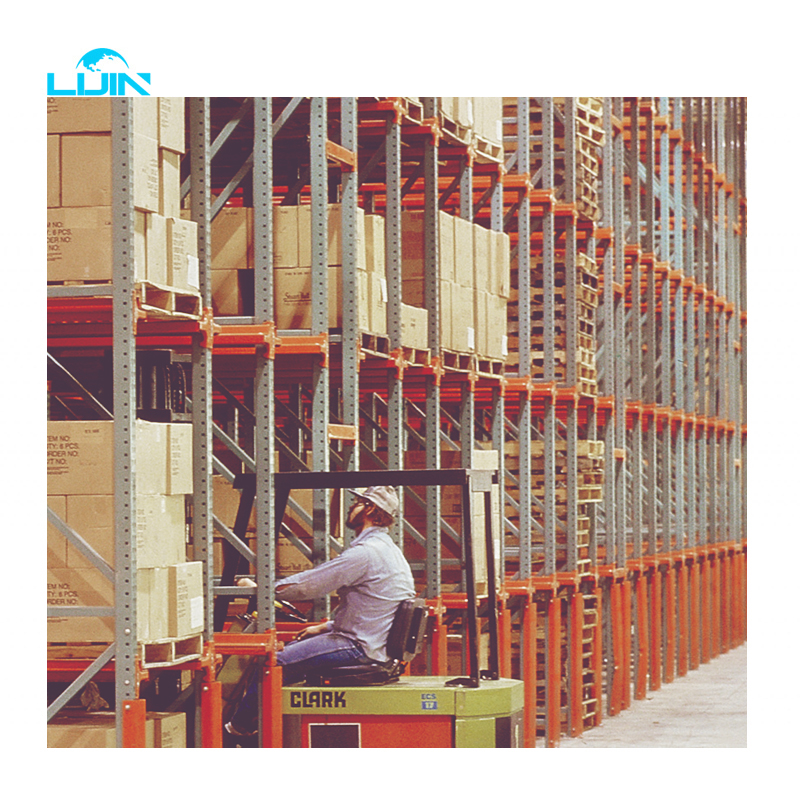 Pallet Racking System Equipment Drive in Metal Shelves Steel Layer Heavy Duty Warehouse Rack