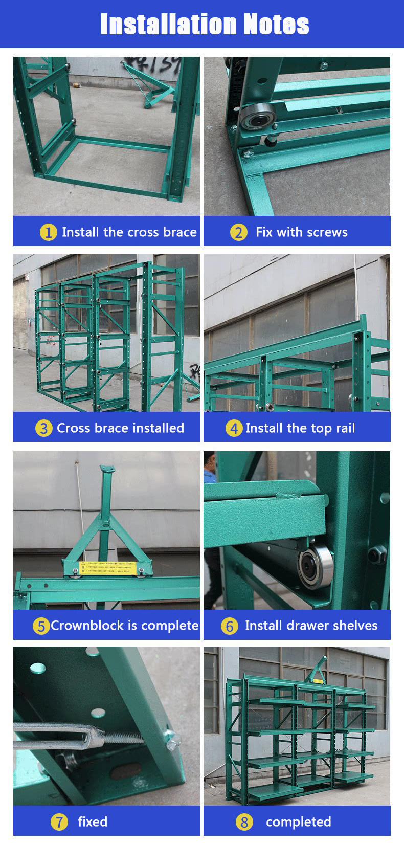 Heavy Duty Mould Racking for Warehouse Factory Manufacturer