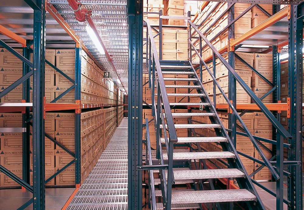 Mezzanine Floor Board Racking System for Warehouse Storage