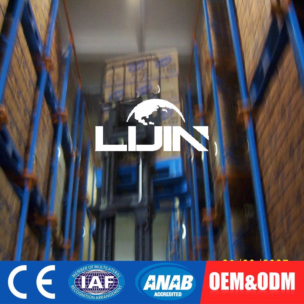 Industry Warehouse Stackable Heavy Duty Steel Manufacturer Drive in Pallet Racking System
