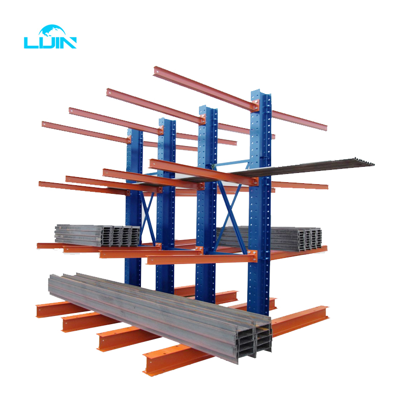 Custom Size Heavy Duty Steel Industrial Long Pipe Storage Cantilever System Shelf Bracket Racking